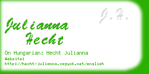 julianna hecht business card